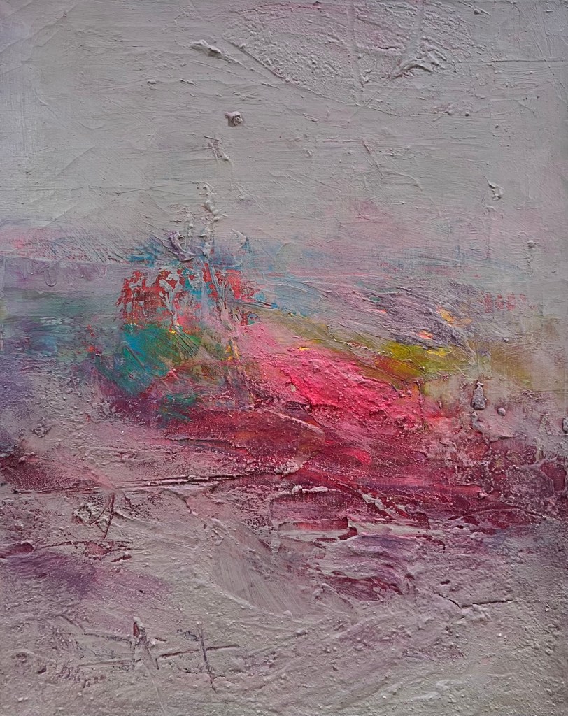 Untitled painting no. 5, acrylic on canvas, 40 × 50 cm